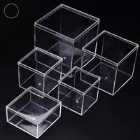 Scatola cubo di caramelle in acrilico trasparente trasparente in plastica più venduta all'ingrosso