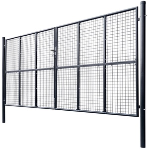 Valla de aislamiento de acero gris oscuro de 200*315cm Categoría de producto para enrejado de esgrima y puertas - Product Image 4