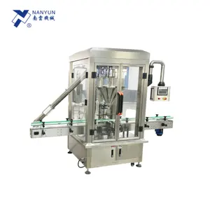 auto manual cream spice jam powder cosmetic water glass jar rotary powder filling Capping Sealing Packaging Machines