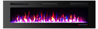 Cheminée électrique à flamme décorative à température réglable avec télécommande pour salon européen – Vente en gros