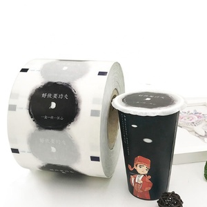 Película de sellado de <span class=keywords><strong>papel</strong></span> de tienda de té de la leche logotipo personalizado para <span class=keywords><strong>papel</strong></span> <span class=keywords><strong>y</strong></span> plástico PP 90mm 95mm de diámetro - Product Image 2