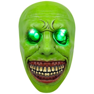 Las ojos se iluminarán con luces LED, el látex brillará con máscaras <span class=keywords><strong>de</strong></span> Halloween <span class=keywords><strong>de</strong></span> cabeza <span class=keywords><strong>de</strong></span> fantasma aterradoras para adultos. - Product Image 6
