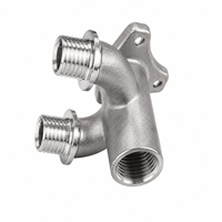 Raccord rapide personnalisé en acier inoxydable SUS 304/316L, adaptateur de collecteur en U, anti-retour, coude pour tuyaux PEX, raccords de plomberie