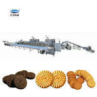 Machine à biscuits entièrement automatique, ligne de production de biscuits haute capacité pour usine alimentaire