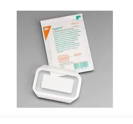 Vendaje transparente para heridas, vendaje médico desechable con almohadilla