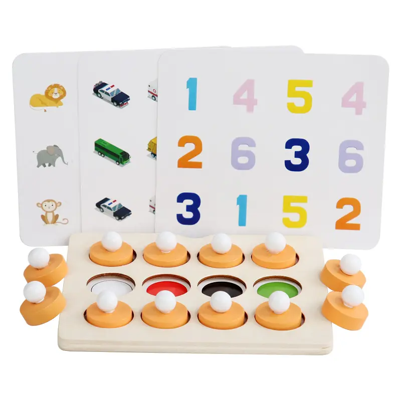 Jogo de tabuleiro de observação de memória para crianças, jogo de xadrez com memória de animais de frutas e brinquedo de inteligência para aprendizagem precoce