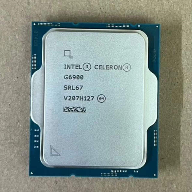 Intel CPU processor is applicable to H610 12th G6900 3.4GHz 4M LGA1700 46W Desktop CPUs