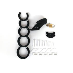 <span class=keywords><strong>CB6000S</strong></span> BL FAAK önlemek onun mastürbasyon yapay penis kafes iffet erkek siyah renk yapay penis tüp silikon erkek iffet cihazı <span class=keywords><strong>Cock</strong></span> <span class=keywords><strong>Cage</strong></span> - Product Image 4