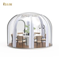 Maison extérieure à bulles en polycarbonate tente dôme transparente tente Igloo House tente