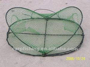 Pot de poisson de crabe pliable bon marché en gros Crawdad homard crevettes cages à poisson filet coulé - Product Image 4