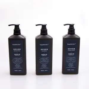 Private Label Oem Warm Eiken Geur Shampoo Set Zachte Haar Shampoo Conditioner Warme Eiken Show Gel Voorzieningen Set