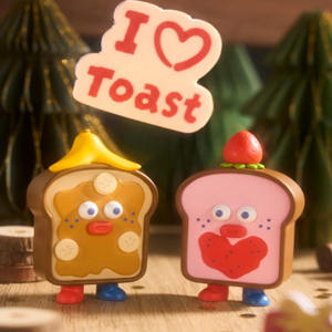 Nueva Llegada Brunch Brothers Chubby Toast Mini Blind Box Juguete de Moda Auténtico Figura Adorable Muñeco Popular Decoración - Product Image 4