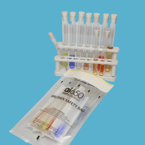 Sac de transport de spécimens de haute qualité, jetable, en plastique, personnalisé, rouge, pour les risques biologiques, pour le laboratoire, le blanchiment des dents - Product Image 4