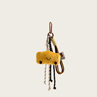 Nouveauté : Porte-clés en peluche créatif en forme de mini-aliments, doux, 3D, style dessin animé mignon, prix d'usine pour sacs à main et cadeaux entre amis