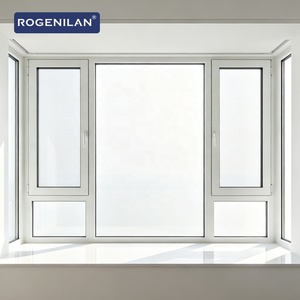 Fenêtres panoramiques à triple vitrage Rogenilan sur mesure, à rupture de pont thermique, en aluminium, à battants et à baies fixes - Product Image 1