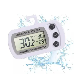 Amazan best selling new arrival Household kitchen hook magnetic sticker thermometer waterproof fridge Freezer Thermometer