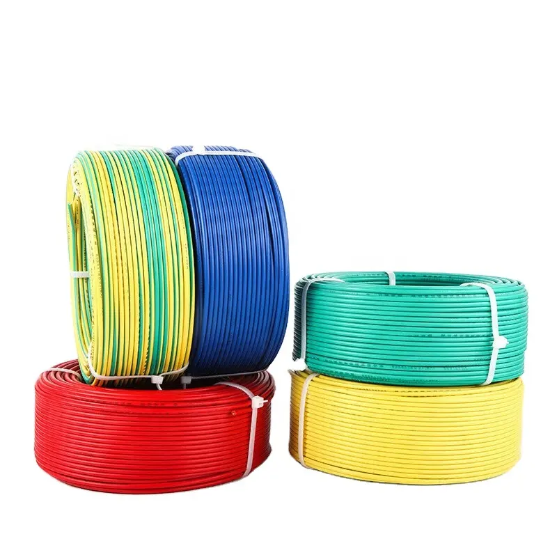 6awg 8awg 10awg 12AWG lõi đồng PVC cách điện cáp điện thhn/thwn/thw/TW cáp dây BV dây