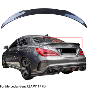 สปอยเลอร์หลังคาร์บอนไฟเบอร์ทรงรังผึ้ง รุ่น W117 C117 FD สำหรับปี 2013-2019 - Product Image 1