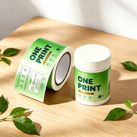 Étiquettes personnalisées de haute qualité pour bouteilles de suppléments vitaminiques, étiquettes PCV PET pour bouteilles en plastique, impression d'étiquettes autocollantes, usine d'étiquetage