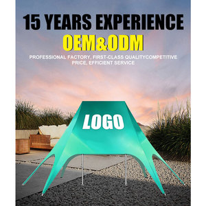 Nhà Máy Cửa Lớn Tùy Chỉnh Sân Vườn Đôi Đỉnh Đầu Sao Spider Sự Kiện Lều Cho Nơi Trú Ẩn Lều Cho Các Sự Kiện Hình Lục Giác - Product Image 6