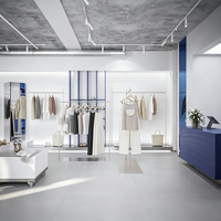Meubles de vente au détail modernes stand stand stand stand Ladies Fashion Shop Showcase set