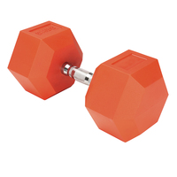 Haltères hexagonaux colorés en TPE de 2,5 à 50 kg à prix de gros pour l'entraînement musculaire des bras, antidérapants et durables