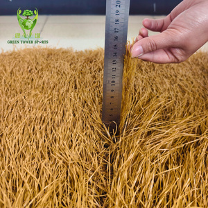Césped Artificial Amarillo <span class=keywords><strong>para</strong></span> Bares, Cabañas, Patios y Fiestas, Decoración de Techo de Paja Sintética de PP <span class=keywords><strong>para</strong></span> Uso Deportivo y en Jardines, Césped Seco - Product Image 1