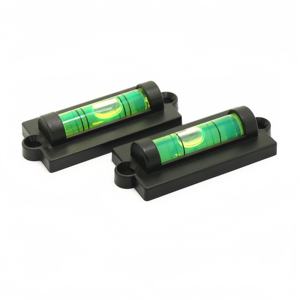 Черный мини-пластик + PMMA ± 0,01 дюймов, точность, спиртовой уровень, ТВ-Трейлер 40*17*12 мм, размер ABS + PMMA, измеритель уровня PMMA - Product Image 2