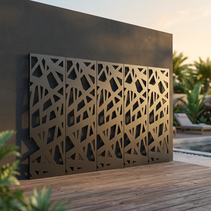 Revestimiento de Fachada Metálica Perforada, Panel Exterior para Edificios, Sistema de Pared Ventilada Decorativa - Product Image 5