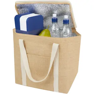 Sac isotherme en jute 19L, merchandising durable - Product Image 2