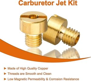 Nuevo Kit de Carburador CVK de Cobre GY6 49-100cc con Juego de Boquillas Principales M4x0.7 # 78-98 para 139QMB/QMA ATV Scooter Go Kart - Product Image 2
