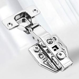 ฮาร์ดแวร์เฟอร์นิเจอร์ตู้แบบไฮดรอลิก Doncic Full Overlay สำหรับโรงพยาบาล โรงเรียน ผลิตจากสแตนเลส พร้อมบานพับซ่อนแบบปิดนุ่มนวล ใช้งานง่าย - Product Image 3