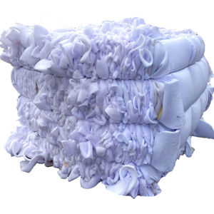 Foam scrap recycled waste White plastic white color Bra foam scraps pu foam scrap