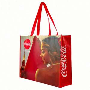 Bolsas de Compra Reutilizables Personalizadas, Bolsas Promocionales de Polipropileno Laminado No Tejido - Product Image 1