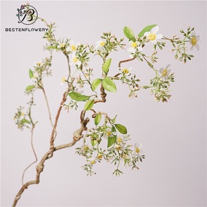 Nuevo Producto en Oferta, Flor de Cangrejo Filamental de Tela de Seda Artificial al por Mayor, 90 cm de Largo, para Decoración de Bodas y Hogar - Product Image 1