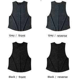 Xsunwing unisexe coton haute rue extérieur lavé hommes lavé Vintage t-shirt gilet sans manches Streetwear Hipster débardeur MBY5508 - Product Image 5