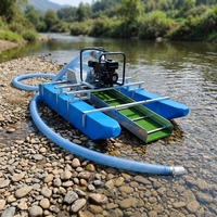 Vente directe usine – Petite drague à or de 4 pouces, alimentée par moteur à essence, pour la dragage de sable et la séparation des minéraux (pour la prospection aurifère)