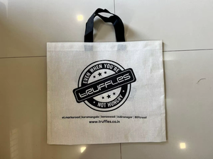 Cotton Reusable Carry <b>Bag</b> Eco Friendly Multipurpose Shopping <b>Bag</b> for Market <b>Vegetables</b> Grocery Items Office Documents Use - Product Image 6