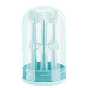 Cepillo de Dientes de Silicona Suave con Cerdas en Forma de U para Limpieza Bucal y de Lengua de Bebés Recién Nacidos, Paquete de Tres - Product Image 5