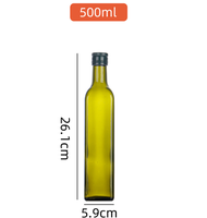 Stocké Mini Bouteille D'huile D'olive En Verre 50ML 100ML 250ML 500ML 750ML 1000ML Bouteilles D'huile En Verre Ambré