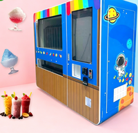 Máquina Expendedora de Helado Suave Popular, Totalmente Automática 24/7, con SDK, Múltiples Métodos de Pago, Acero Inoxidable, Monitoreo Remoto