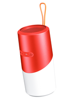 Haut-parleur sans fil portatif de l'électronique BT rechargeable de Bluetooth extérieur de camping unique avec la lumière de nuit