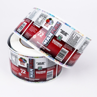 Autocollant en vinyle auto-adhésif personnalisé, impression Bopp, autocollant pour bouteille, logo, étiquette holographique brillante, étiquette imperméable
