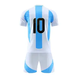 Großhandel 2024 Mexiko Brasilien Argentinien Fußballtrikot für Erwachsene und Kinder Unisex VINI JR 7 # Fußballtrikot-Set mit Socken