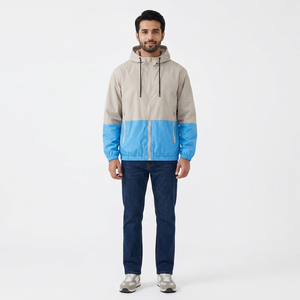 windbreak High Quality Full Sleeve <b>Zip</b>-<b>Up</b> Rain <b>Jacket</b> Waterproof Windbreaker Stand for Winter Outdoor High Street - Product Image 1