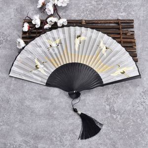 Classic Traditional Bamboo Handle <b>Mini</b> <b>Hand</b> Fan with Custom Printed Design for Promotion - Product Image 6