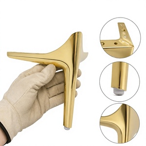 Pieds de <span class=keywords><strong>canapé</strong></span> en métal de qualité supérieure pour <span class=keywords><strong>canapé</strong></span>, table basse, meuble TV, lit – Support robuste, installation facile, amélioration du mobilier moderne - Product Image 2