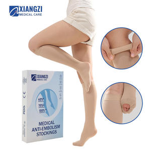 جوارب ضغط مضادة للانسداد <span class=keywords><strong>DVT</strong></span> 13-18mmHg جوارب الركبة عالية TED جراحة تخزين - Product Image 2