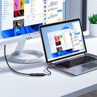 Adaptador SAMZHE de Tipo-C a HDMI Hembra, Convertidor USB-C Thunderbolt 4/5 Compatible con Pantalla 4K HD, para Laptop, Teléfono, Mac, iPad