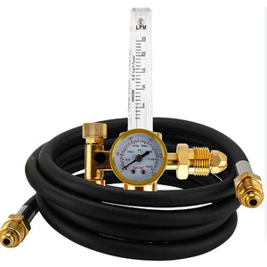 Régulateur de pression de gaz argon avec tuyau de 2 m, filetage en cuivre G5/8 pour usage en soudage - Product Image 1
